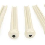 Profile GBP-PD-WH Plastic Bridge Pins-White w/Black Dot- Single