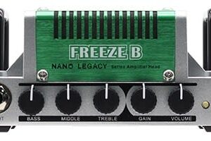 Hotone NLA8 Nano Legacy Freeze B 5-Watt Amplifier Head-• Sound inspired by a famous boutique UK-style high gain amp head • Extremely compact configuration for portability • High quality tone with volume and gain controls • 3 Band EQ controls