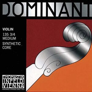 Thomastik-Infeld Dominant NO.135 Violin Strings with Aluminum Wound Ball End E String Item ID: NO.135