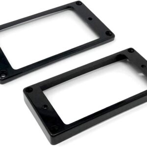 Mounting Rings for Humbucking Pickups- Tall Black