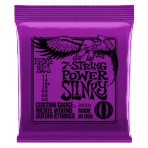 Ernie Ball 2620EB 7-String Power Slinky 11-58 Electric Strings