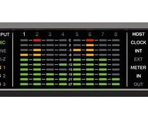 Universal Audio Apollo X8P 18x22 Thunderbolt 3 audio interface, with integrated SHARC HEXA 6 core processor. 8 premium mic/line/DI preamps. Stereo and surround monitoring up to 7.1