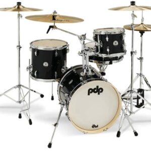 PACIFIC DRUMS & PERC PDNY1604BO New Yorker 4-piece Shell Pack, Black Onyx Sparkle