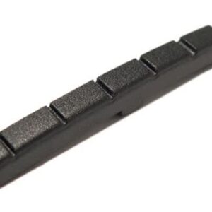 GraphTech PT-5000-00 Tusq XL Slotted Strat Style Nut-Fits most American and Import Strat and Tele style guitars. Remove spacer for curved bottom slot.