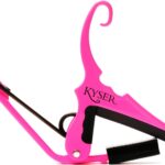 Kyser KG6NPA Quick Change Capo for Acoustic Guitar Neon Pink