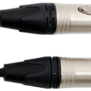 Digiflex NXX-5, 5ft NK2/6 Mic Cable- 6ft XLRM to XLRF Connectors