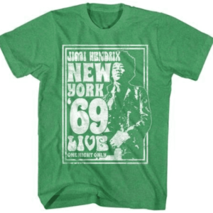 Jimi Hendrix-New York Live '69 T-Shirt (Medium)