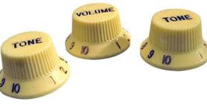 Profile P190 Strat Knobs 3pk-Cream