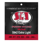 S.I.T. S942 BP Powerwound Nickel Extra Light Bonus Electric Pack