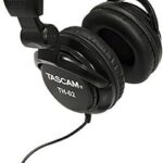 Tascam TH-02-B Closed Back Studio Headphones, Black