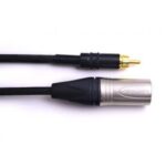 Digiflex NXMR-15 15ft NK2/6 Adapter Cable -XLRM to RCA Phono Plug