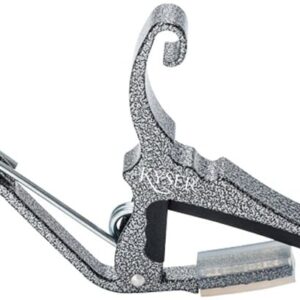 Kyser KG6SVA Quick Change Capo for Acoustic Guitar Silver Vein