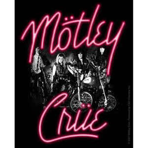 Motley Crue (Pink Neon) Sticker
