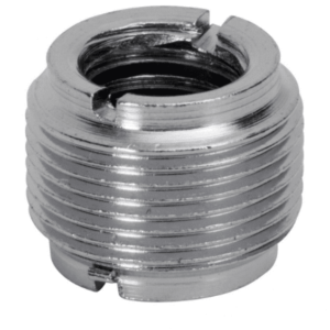 On-Stage MA200 Microphone screw adapter; 5⁄8" male to 3⁄8" female