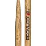 Promuco Percussion 18032BX Oak Drumsticks - 2B, Wood Tip-A very dense wood, Oak has a natural hardness meaning it is particularly durable. Suited to hard hitters looking for clear drum response and defined cymbal articulation.