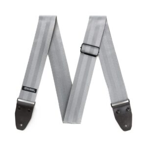 Dunlop DST7001GY Deluxe Seat Belt Guitar Strap
