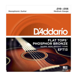 D'Addario EFT13 Medium Resophonic Guitr Strings 16-56