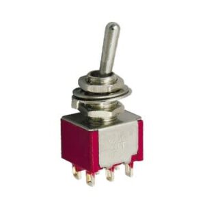 DiMarzio EP1107 DPDT Mini 3-Position Switch (on/off/on)