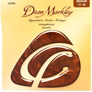 Dean Markley #2006  Medium Vintage Bronze Acoustic Strings 13-56