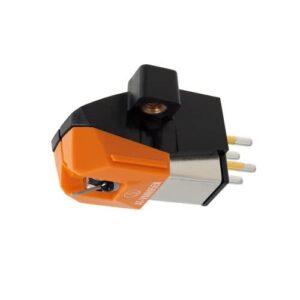 Audio Technica AT-VM95EN Dual Moving Magnet-elliptical nude stylus fits half-inch mount turntables. The cartridge offers excellent channel separation and low distortion for outstanding tonal quality.