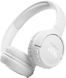 JBL T510BT Wireless On-Ear Headphones-White