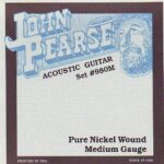 John Pearse JP980M Pure Nickel Wound Medium Acoustic/Electric Guitar Strings  .013-.057