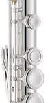 Jupiter JFL710 student flute is becoming the standard for flutes in the band room. Plateau keys,top adjustment screws and ribbed construction.Silver-Plated Nickel Silver Body and Headjoint provide durability,enhanced tonal quality & lasting beauty