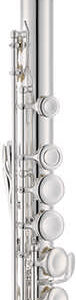 Jupiter JFL710 student flute is becoming the standard for flutes in the band room. Plateau keys,top adjustment screws and ribbed construction.Silver-Plated Nickel Silver Body and Headjoint provide durability,enhanced tonal quality & lasting beauty