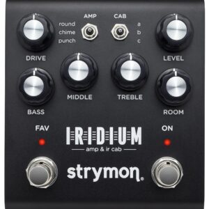 Strymon Iridium Amp & IR Cab Pedal- Now there is a pedal that truly delivers that sound and feel of a world-class tube amp driving a perfectly matched speaker cabinet.