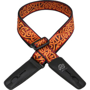 Lock-It 'Harvest Twist' LIS-036-BM-6  Bob Masse Rock Art Locking Guitar Strap