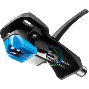 Audio Technica AT-VM95C-H Conical Stereo Cartridge on AT-HT6 Headshell