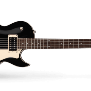 Cort CR100-BK Classic Rock single cutaway body with carved maple top.