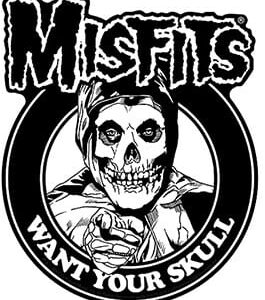 Misfits (Want Your Skull) Sticker