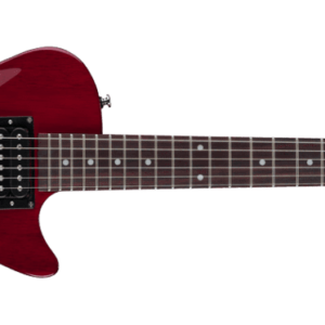 Hagstrom Ultra Swede Wild Cherry Transparent Electric Guitar--A slender, compact body joined to an ultra-slim neck profiled in a easy “D” shape-The rich and powerful sound of the Custom Ceramic 62 pickups-Fast Ultra Thin Neck