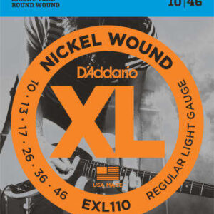 D'Addario EXL110 Regular Light Electric Guitar Strings 10-46