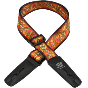 Lock-It 'Mythical Sword' LIS-032-BM-4  Bob Masse Rock Art Locking Guitar Strap