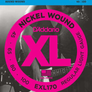 D'Addario EXL170 Nickel Round Wound Long Scale 45-100