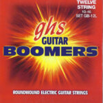 GHS GB-12L Boomers Roundwound .010-.046 Light 12-String Electric Guitar Strings
