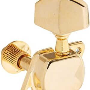 Ping P2643 Individual Covered Machines, Gold-3 per side Covered gears with - metal buttons Vertical mount posts Provide smooth and accurate tuning