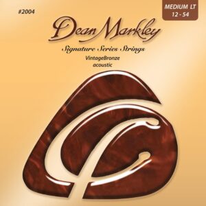 Dean Markley #2004  Medium Light Vintage Bronze Acoustic Strings 12-54