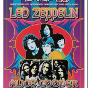 Led Zepplin/Alice Cooper-Whiskey A Go Go-Art Print