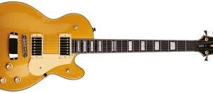 Hagstrom Swede Gold Top Electric Guitar-H-Expander™ truss rod and Resinator™ fingerboard create the addictive playability Hagstrom is known for- Custom 58 AlNiCo humbucking pickups deliver the finest classic rock tones