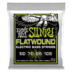 Ernie Ball 2812EB Regular Slinky Flatwound Bass Strings 50-105