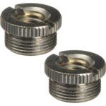 On-Stage MA300 Mic Screw Adapter - Pair (2) - w/knurled outer flange
