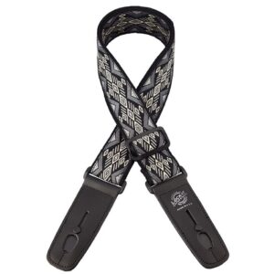 Lock-It 'Carbon Canyon' LIS-070-CC 2" Retro Locking Guitar Strap