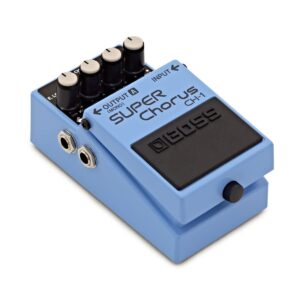 Boss CH-1 Super Chorus Guitar Pedal (CI)-Delivers a clean classic chorus sound with crystal-clear highs and a unique stereo effect, variable between left and right speakers.