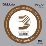 D'Addario PB070 Single - Phosphor Bronze 070