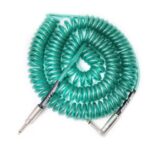 Bullet BC-30CCTC 30ft Coil Cable-Clear Teal