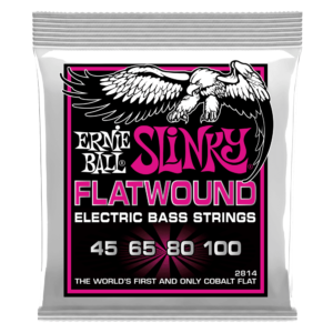 Ernie Ball 2814EB Super Slinky Flatwound 45-100 Bass Strings