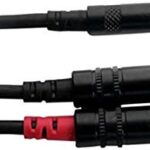 Digiflex HIN-1K-2R-25, 25ft Pro Splitter Cable -1/8" TRS M to 2 x RCA Plugs